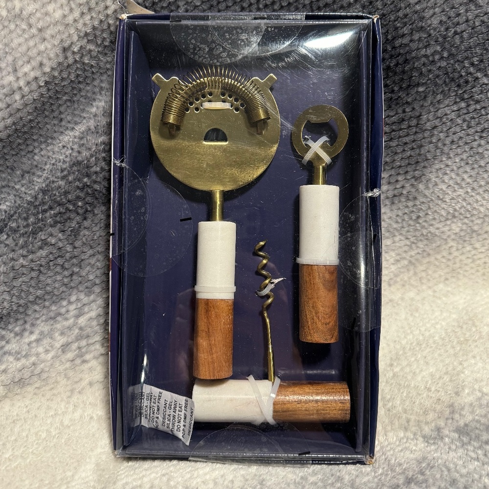 3 pc Marble Bar Tool Set